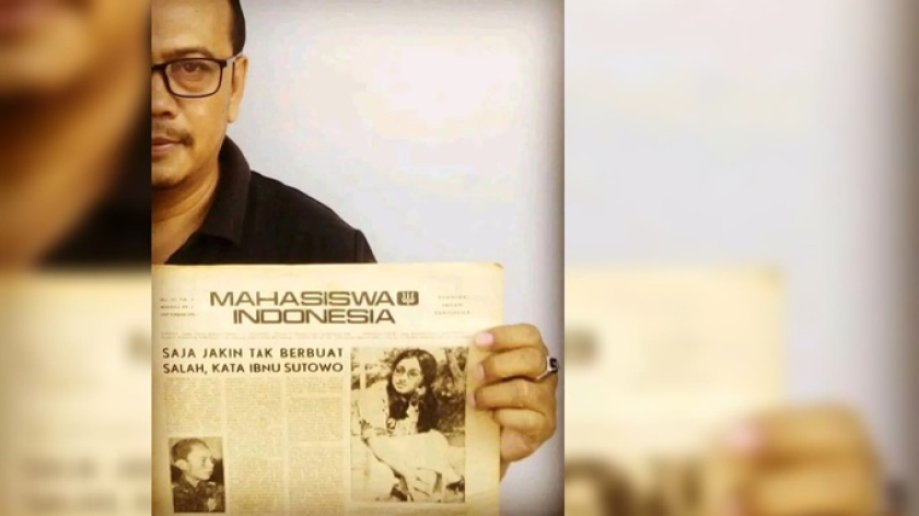 Halaman muka Mahasiswa Indonesia bersama penulis. (Foto: Kin Sanubary)