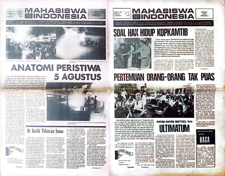 Arsip dan kliping mingguan Mahasiswa Indonesia banyak dicari oleh sejarawan, peneliti dan penggiat demokrasi. (Foto: Kin Sanubary)