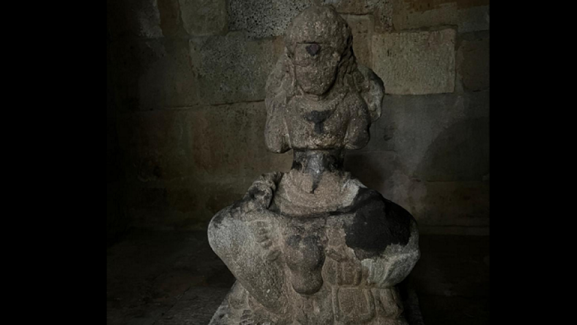 Arca Siwa dan Nandi di Candi Cangkuang. (Foto: Merrina Listiandari/Komunitas Djiwadjaman)
