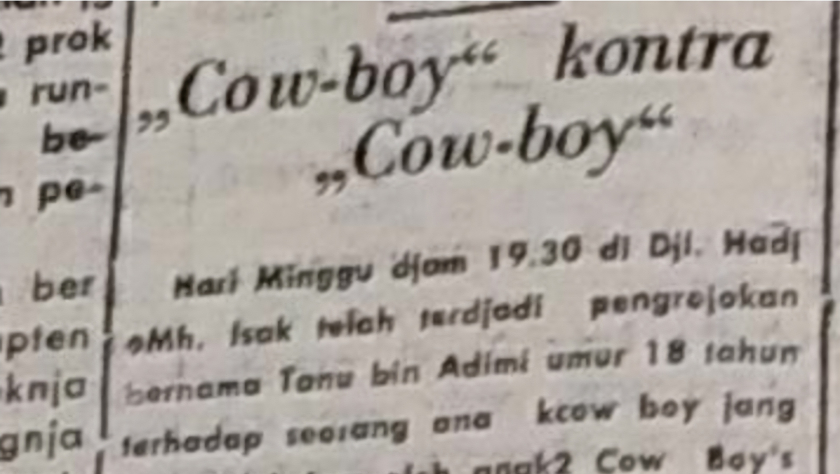 Koran mengabarkan perkelahian antarkelompok Cross Boys yang masif terjadi di beberapa tempat. (Foto: Yogi Sukma Eka Nugraha)