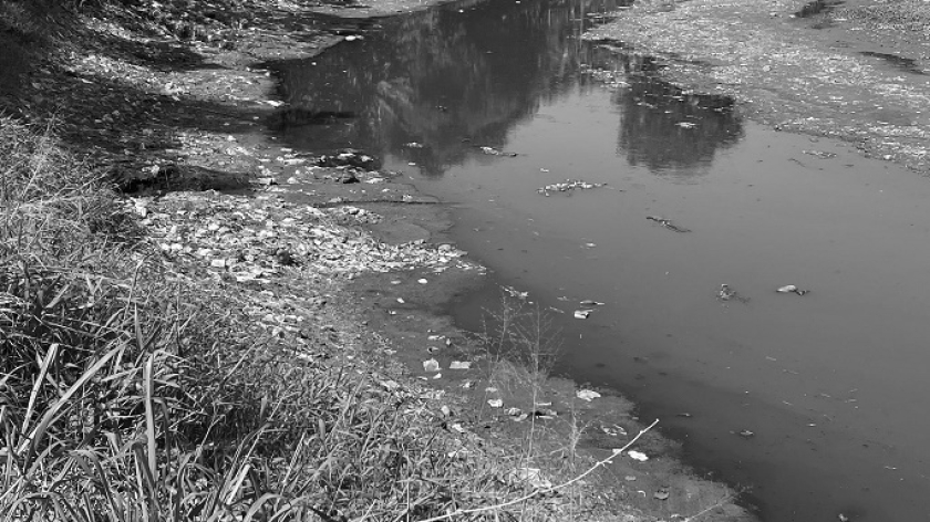 Sampah di Sungai Citarum, Cicukang, Margaasih, Kabupaten Bandung, 26 Agustus 2025. (Foto: Ida Rosida/BandungBergerak)