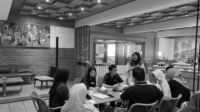 Lokakarya yang diselenggarakan Urban Futures di Teras Gloya, Kota Bandung, Kamis, 9 Oktober 2025. (Foto: Yopi Muharam/BandungBergerak)