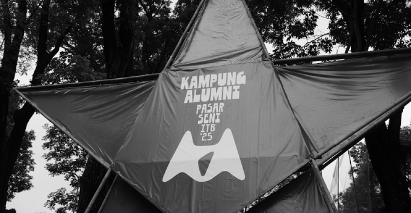 Kampung Alumni Pasar Seni ITB, Bandung, 19 Oktober 2025. (Foto: Audrey Kayla/BandungBergerak)