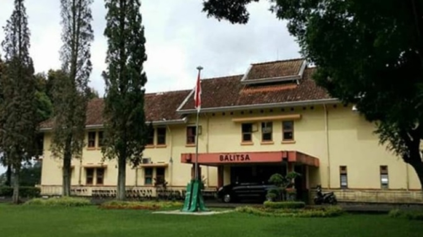 Balai Penelitian Tanaman dan Sayuran, kiantor ibu di Lembang. (Foto: Dokumentasi Malia Nur Alifa)