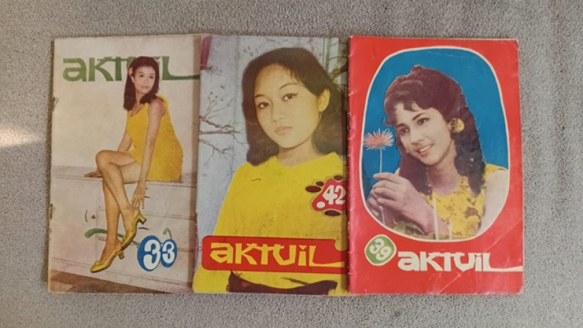 Koleksi Majalah Aktuil, majalah musik dan hiburan legendaris asal Bandung. (Foto: Dokumentasi Kin Sanubary)