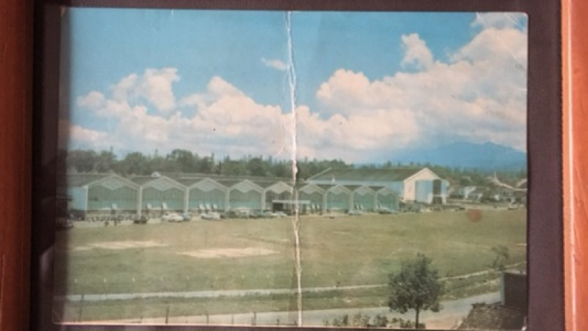 Suasana kampus Unpad di Jalan Dipati Ukur, Kota Bandung, tahun 1960-an. (Foto: Anton Solihin)