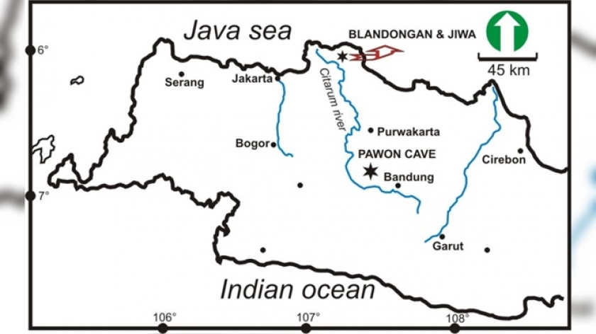 Lokasi Batujaya berjarak sekitar 2 kilometer timur-laut Sungai Citarum & 7,5 kilometer dari pantai utara Laut Jawa. (Foto: Dokumentasi Johan Arif)