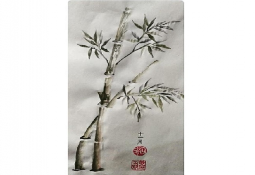 Chinese painting karya Alexandreia Indri Wibawa. (Dok. Alexandreia Indri Wibawa)