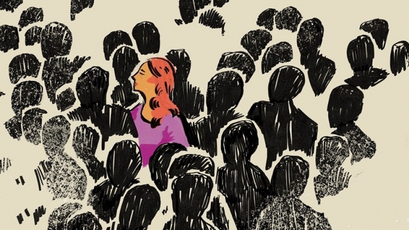 Ilustrasi. Diskriminasi terhadap minoritas gender kerap terjadi di Indonesia. (Ilustrator: Bawana Helga Firmansyah/BandungBergerak.id).