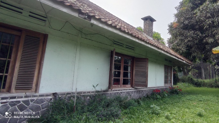 Bekas rumah Pino Ursone di Lembang yang di jadikan rumah bordil Jugun Ianfu kelas atas. (Foto: Dokumentasi Malia Nur Alifa)