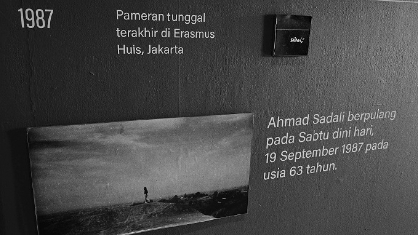 Ppameran Seabad Sadali di Selasar Sunaryo Art Space, Bandung utara, Kamis, 19 September 2024. (Foto: Audrey Kayla F/BandungBergerak)