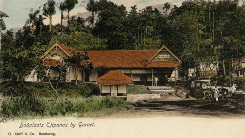 Resor Cipanas sekitar tahun 1910. (Sumber: Digital Collection KITLV Universiteit Leiden)