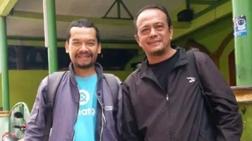 Kemal Ferdiansyah bersama Kin Sanubary, penulis. (Foto: Dokumentasi Kin Sanubary)