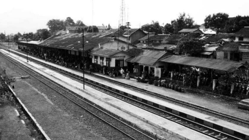 Suasana Stasiun Cicalengka Tahun 2013. (Foto:  Andrian Maldini Yudha) 