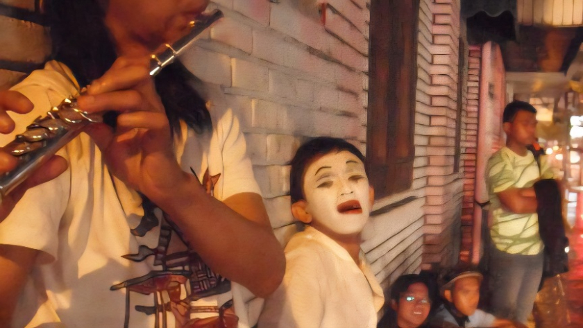 Repertoar Kami di Braga dalam kegiatan Nyusur History Bandoeng Bebarengan, Sabtu, 30 April 2011. (Foto: Dokumentasi Wanggi Hoed)