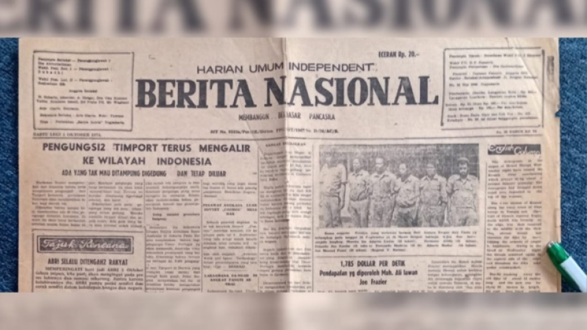 Box Redaksi Harian Umum Berita Nasional Yogyakarta. (Foto: Dokumentasi Kin Sanubary) 