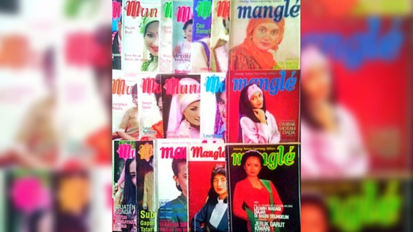 Wajah Majalah Mangle era tahun 1990-an. (Foto: Dokumentasi Kin Sanubary)  