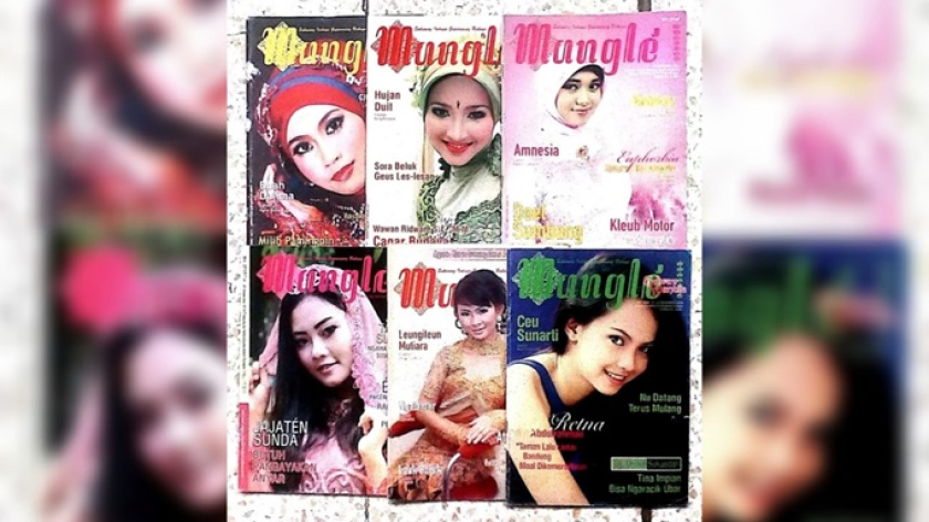 Wajah Majalah Mangle era tahun 2000-an. (Foto: Dokumentasi Kin Sanubary) 