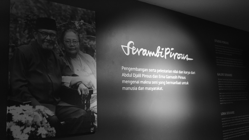 Serambi Pirous Studio Galeri, Bandung, 1 November 2025. (Foto: Audrey Kayla/BandungBergerak)