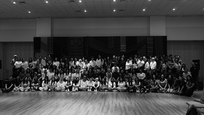 Peringatan 16 Hari Anti Kekerasan Berbasis Gender (KBG) di kampus Unpar, Bandung, 5 Desember 2025. (Foto: Audrey Kayla/BandungBergerak)