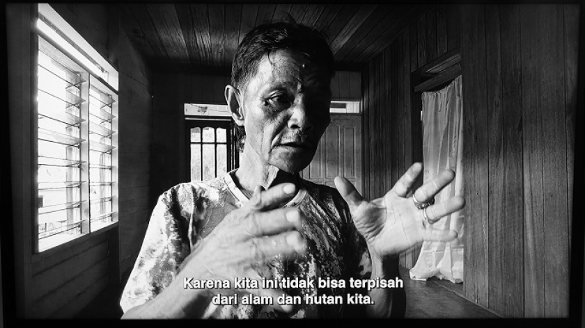 Pameran Etnografis Kita adalah Punan, Serambi Pirous Studio Galeri, 29 November 2025 (Foto: Audrey Kayla/Audrey Kayla/BandungBergerak)