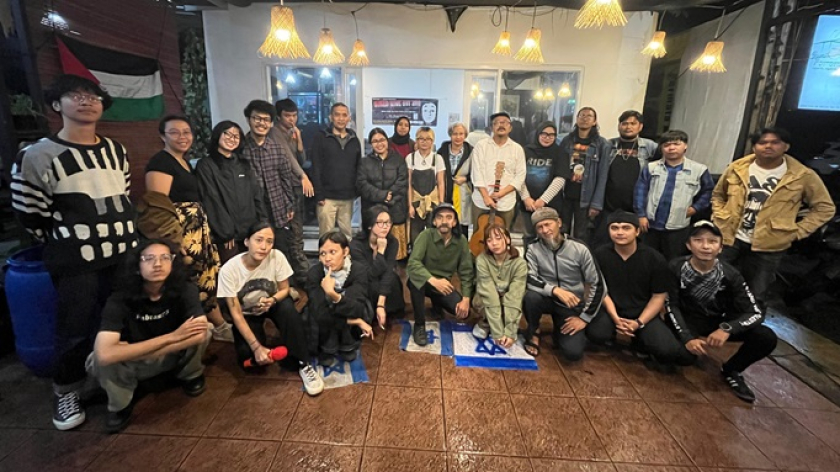 Foto bersama peserta Mixi Mime Festival ke-3 tahun 2025. (Foto: Dokumentasi Wanggi Hoed)
