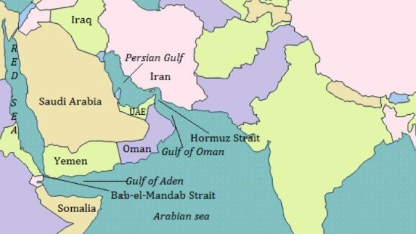 Teluk Persia, Selat Hormuz, Teluk Oman. (Sumber: Dokumen Penulis)