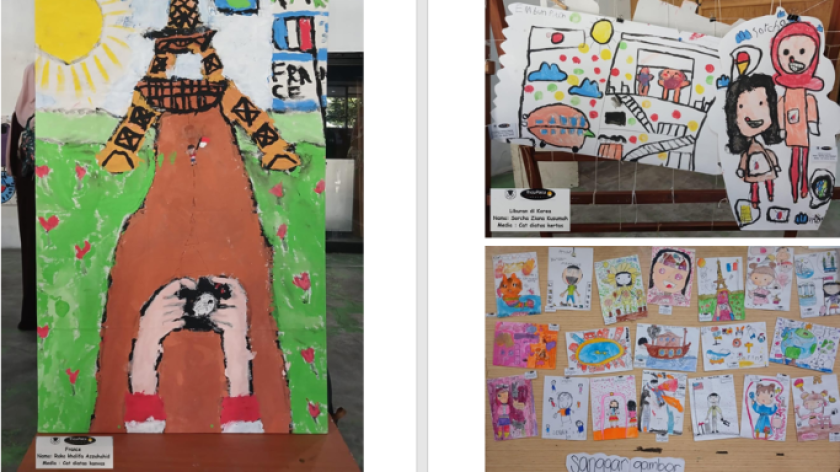 Karya anak-anak PicuPacu. (Sumber: Herry Dim)