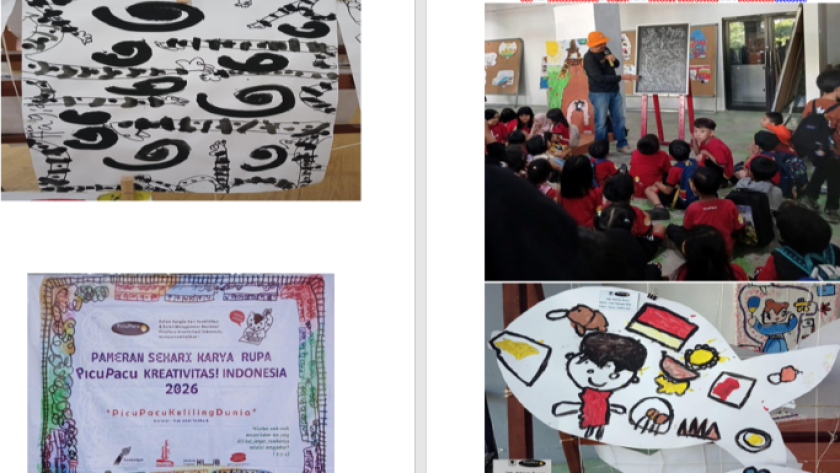 Karya anak-anak PicuPacu. (Sumber: Herry Dim)