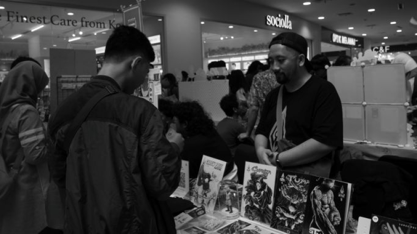 Pesta Komik 2026 di Festival Citylink, Bandung, pada 8-9 Agusrus 2026.(Foto: Fitri Amanda/BandungBergerak)