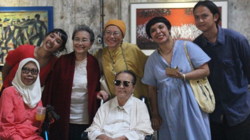 Pameran bertajuk Hidangan Ala Kadarnya di Tjap Sahabat Gallery & Cultural Hub, Jalan Cibadak 168A, Bandung. Pameran berlangsung hingga 30 Agustus 2026. (Foto: Niken Donamor/BandungBergerak)