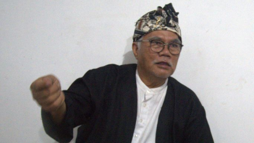 Tokoh penghayat di Pasewakan Waruga Jati, Lembang, Kabupaten Bandung Barat, Rabu, 16 September 2026. (Foto: Bagea Awi Dan Heni/BandungBergerak)
