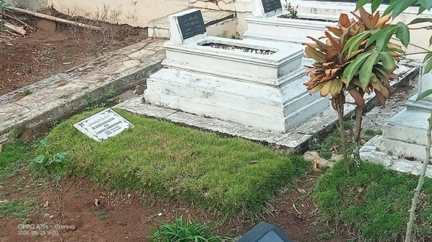 Makam Haryoto Kunto di Pemakaman Sinapeul Lembang. (Foto: Ernawati Sutarna)
