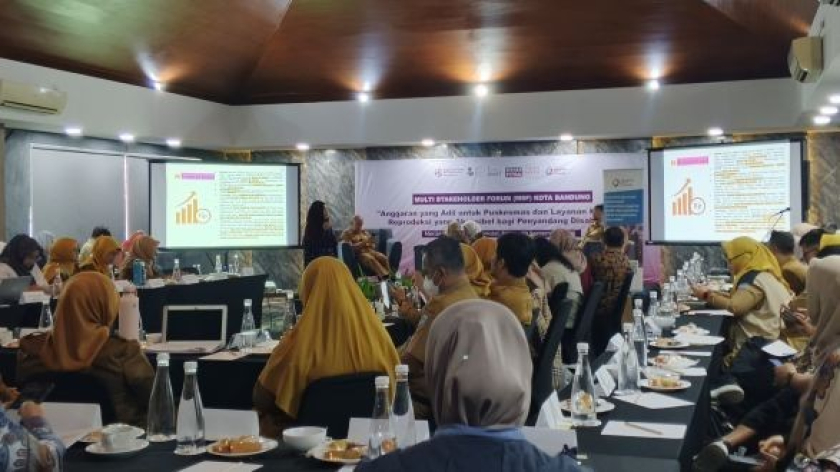 Diskusi Anggaran yang Adil untuk Puskesmas dan Layanan Kesehatan Reproduksi yang Aksesibel bagi Penyandang Disabilitas, di Bandung, Selasa, 29 September 2026. (Foto: Retna Gemilang/BandungBergerak)