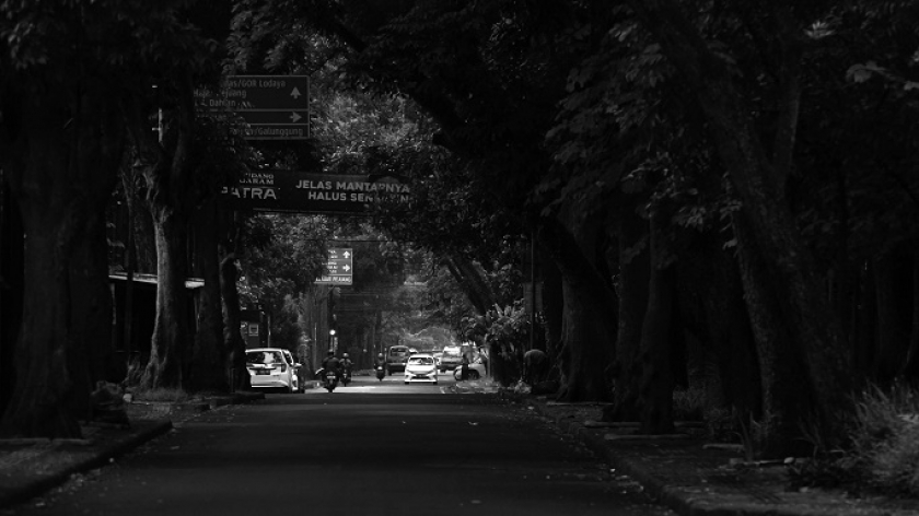 Jalan Palasari, Kota Bandung, Minggu (26/12/20121). (Foto: Prima Mulia/BandungBergerak.id) 