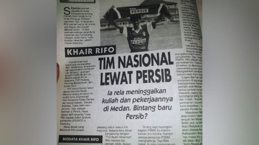 Majalah sportif, 7 Augustus 1997 hlm. 20-21. (Foto: dokumentasi pribadi)