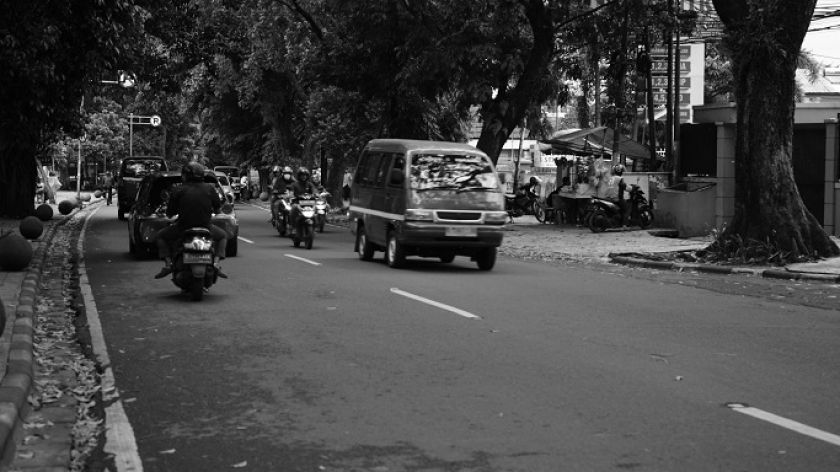 Nama-nama jalan di kawasan Taman Sari, Bandung, diambil dari nama tokoh legenda Sunda, Selasa (8/1/2022). (Foto: Virliya Putricantika/BandungBergerak.id)