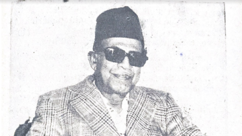 Potret H. M. Baharthah, direktur sekaligus pendiri PT. Al-Ma’arif. Dia seorang otodidak yang dengan jeli melihat peluang di usaha pencetakan dan pemasaran Al-Quran. (Sumber foto: buku Daftar Buku Penerbit PT. Al-Ma’arif tahun 1976)