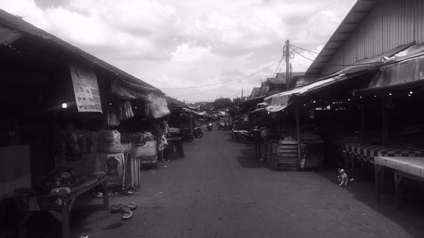 Pasar Induk Gedebage, Bandung, Kamis (14/7/2022). Pada tahun 2018, dua kali Pasar Induk Gedebage mengalami kebakaran. (Foto: Awla Rajul/BandungBergerak.id)