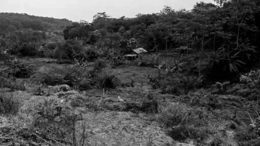 The land of the residents of Kampung Pasir Salam has been buried in ruins. (Photo: Virliya Putricantika/BandungBergerak.id)