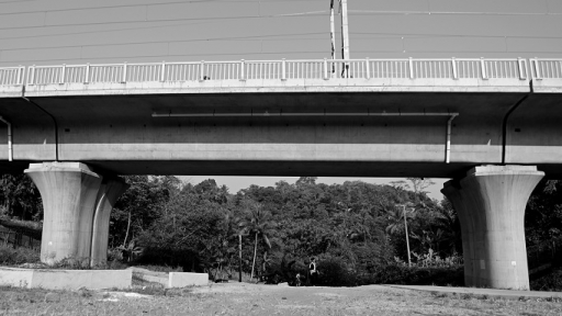 The Jakarta Bandung High Speed Railway line. (Photo: Virliya Putricantika/BandungBergerak.id)